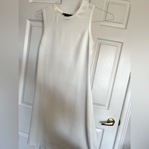 Armani exchange white dress with lace back